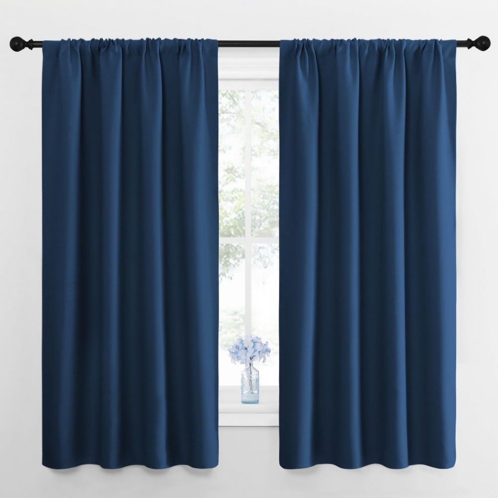 Elegant Morrocan Blue Curtains